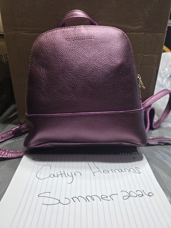 portland leather goods Handbags - Portland Leather Ultra Violet Backpack Discountinued Color And Style